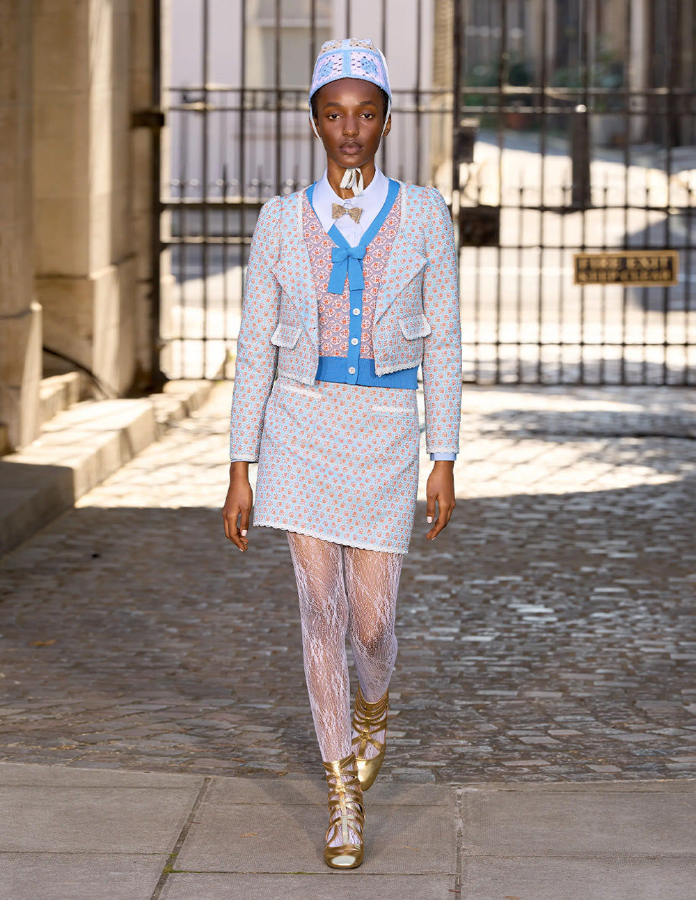 BORA AKSU Vintage Lace Jacquard Skirt