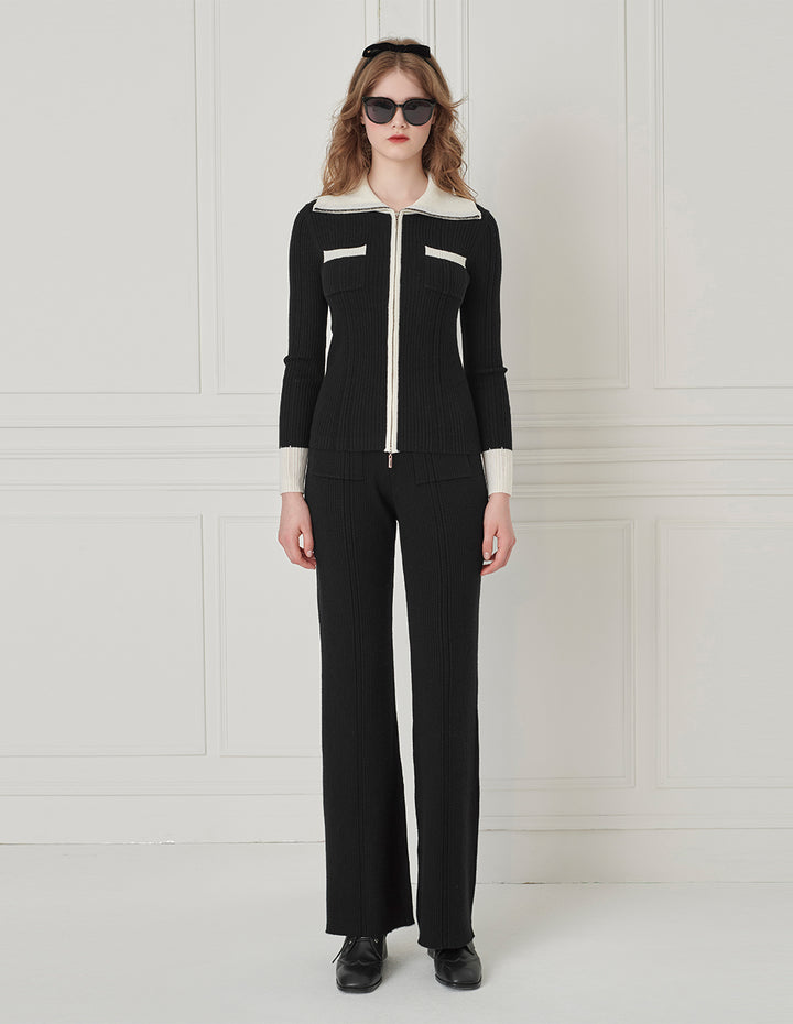 BORA AKSU Wool Flared Pants