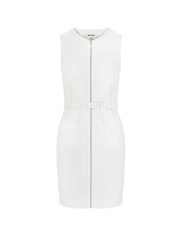 BORA AKSU Simple Zipper Sleeveless Dress