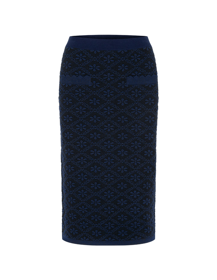 BORA AKSU Straight Slim-fit Knee-Length Skirt