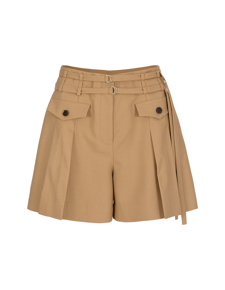 BORA AKSU A-Line Pleated Shorts