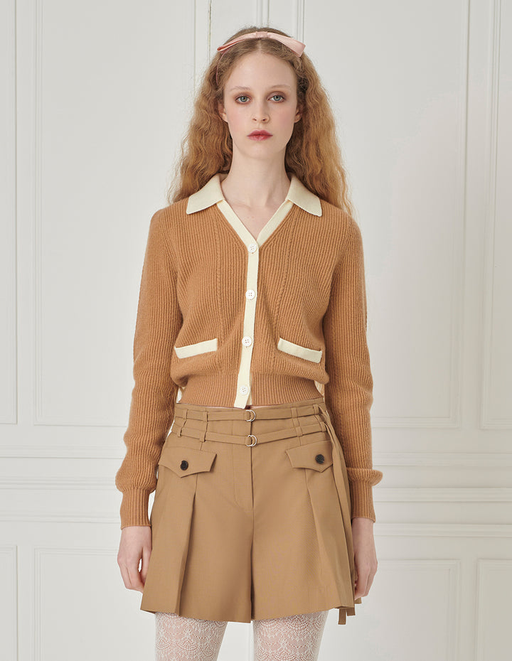 BORA AKSU A-Line Pleated Shorts