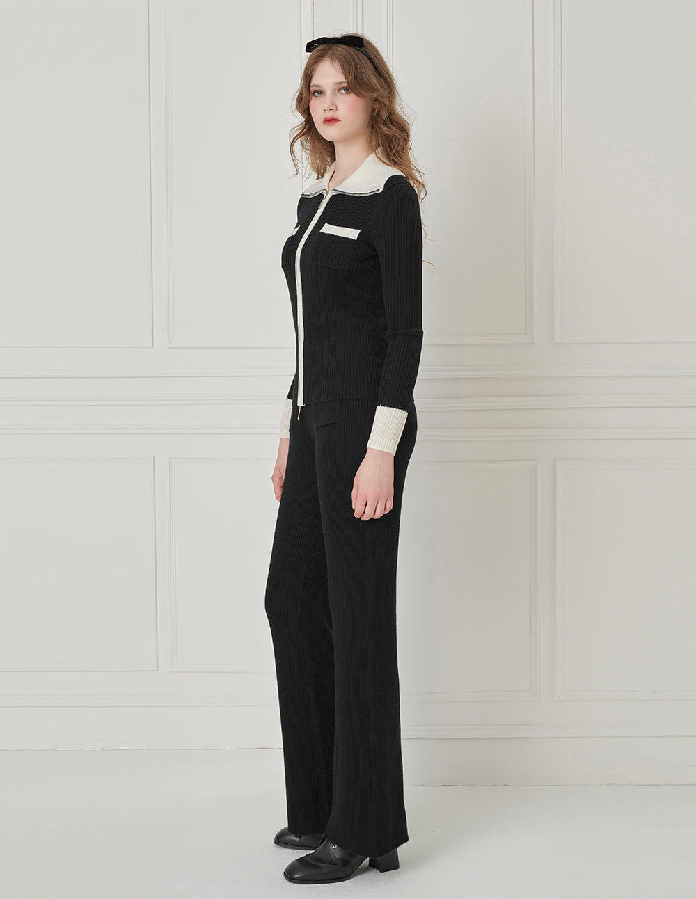 BORA AKSU Wool Flared Pants