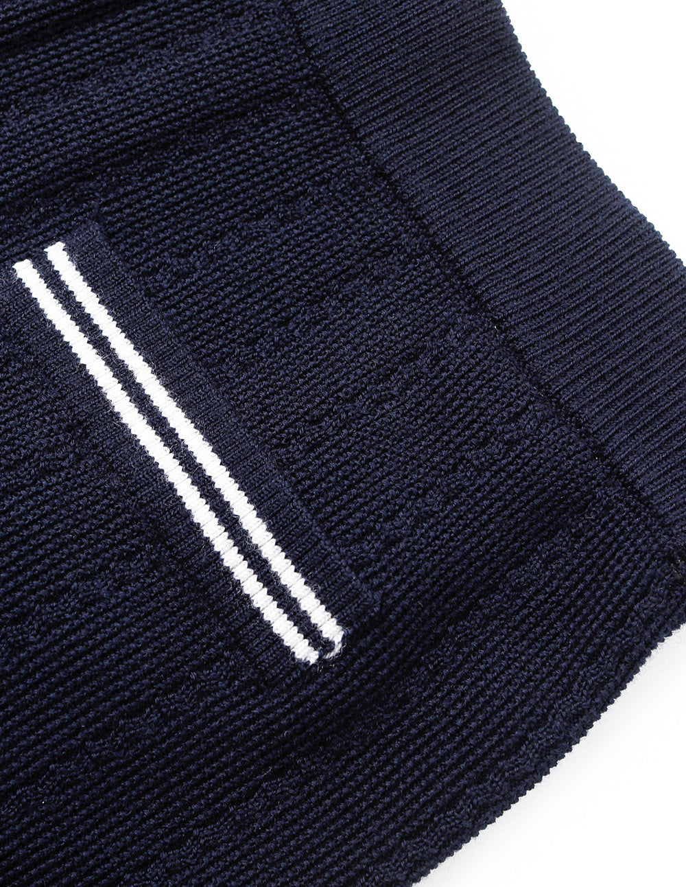 BORA AKSU Navy Blue Straight Leg Wool Knit Pants