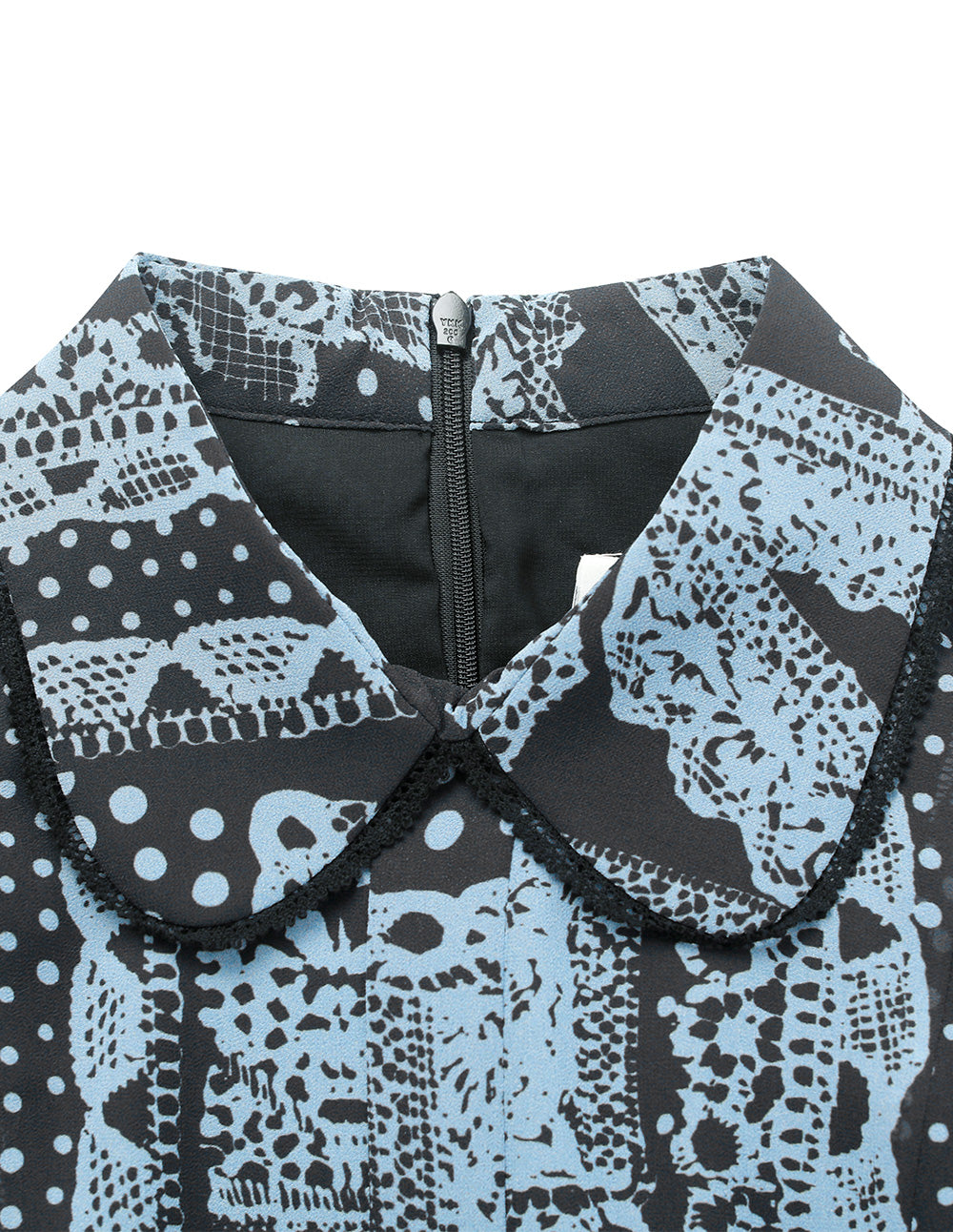 BORA AKSU Puff-Sleeve Silk Floral Print Pleated Midi Dress