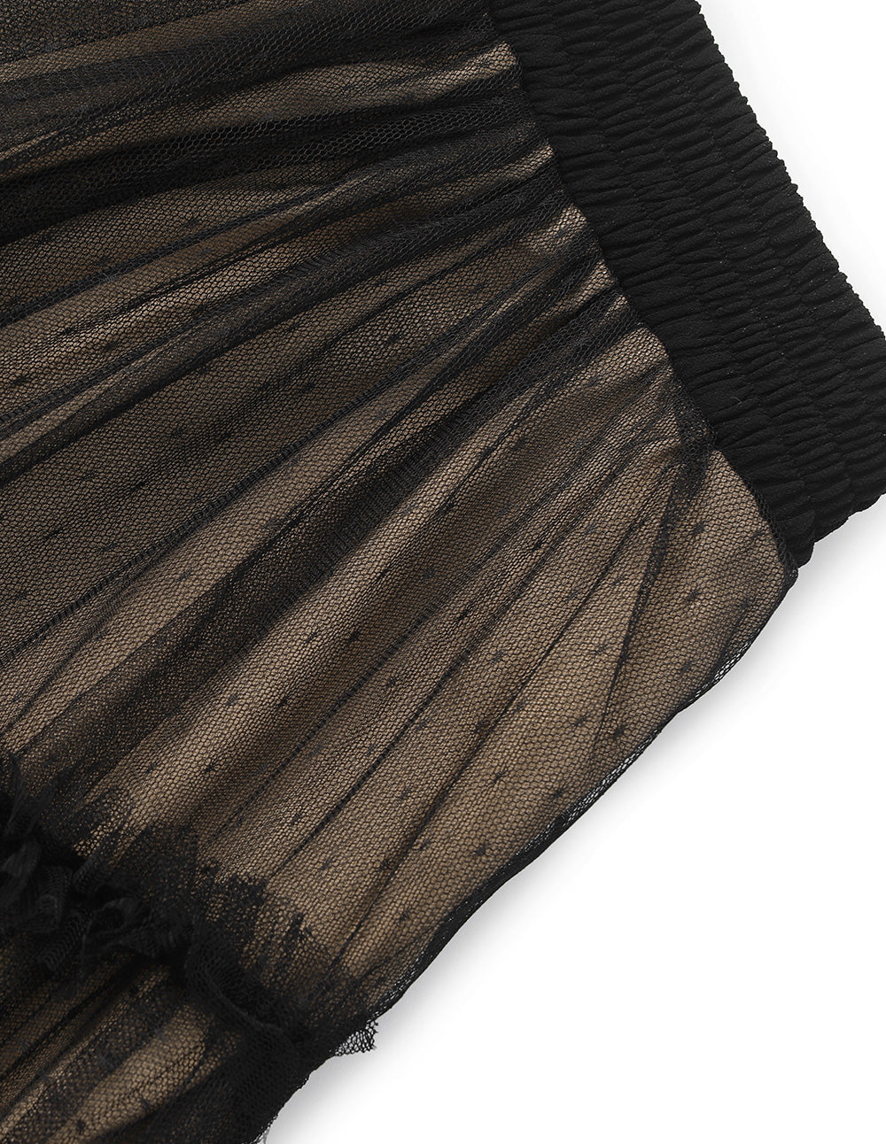 BORA AKSU Layered Ruffle Tulle Knee-length Skirt