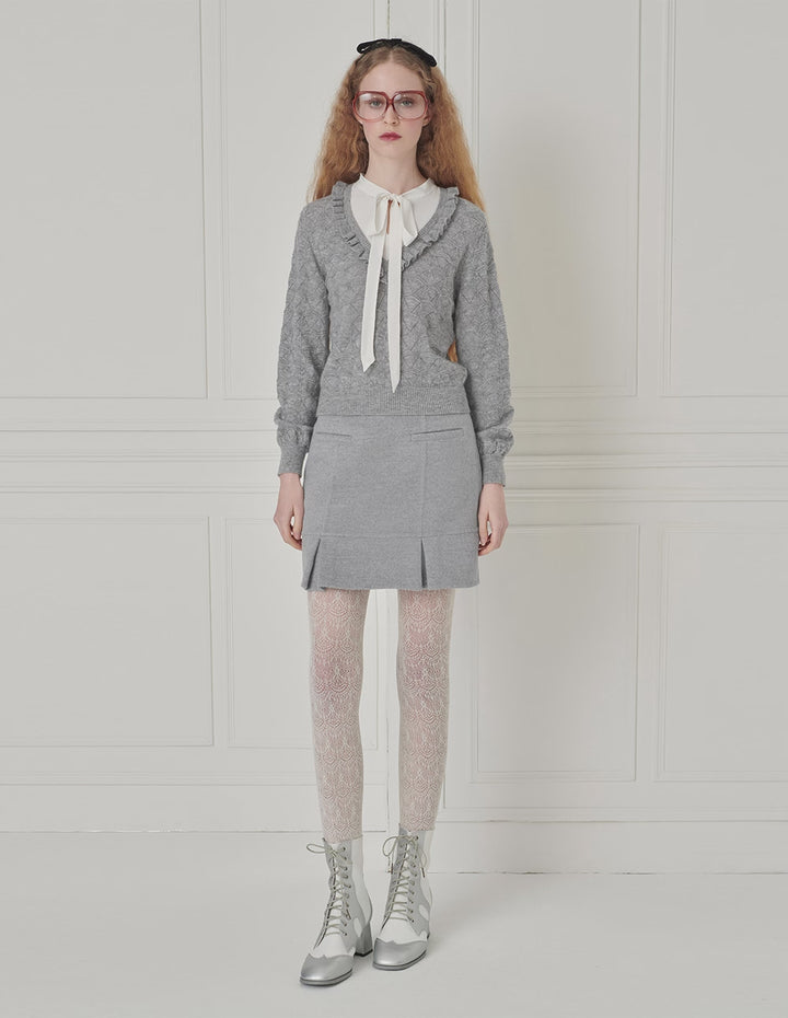 BORA AKSU A-Line Pleated Mini Skirt