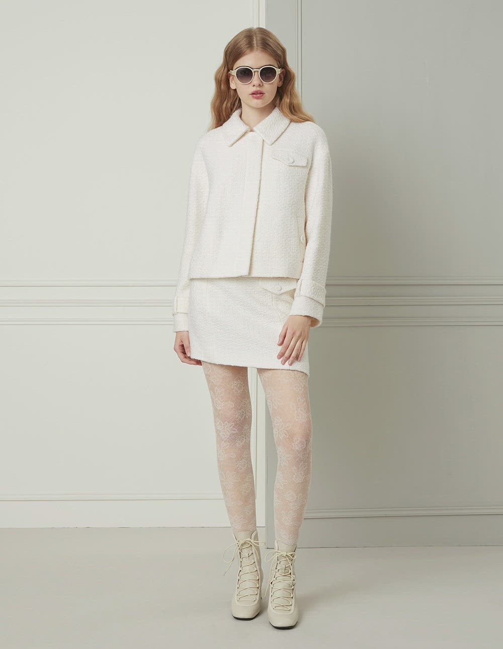 BORA AKSU Flap Pocket A-Line Mini Skirt