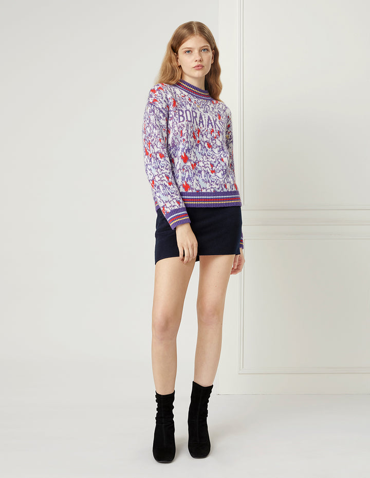 BORA AKSU Women Zipper Detailed A-Line Mini Skirt