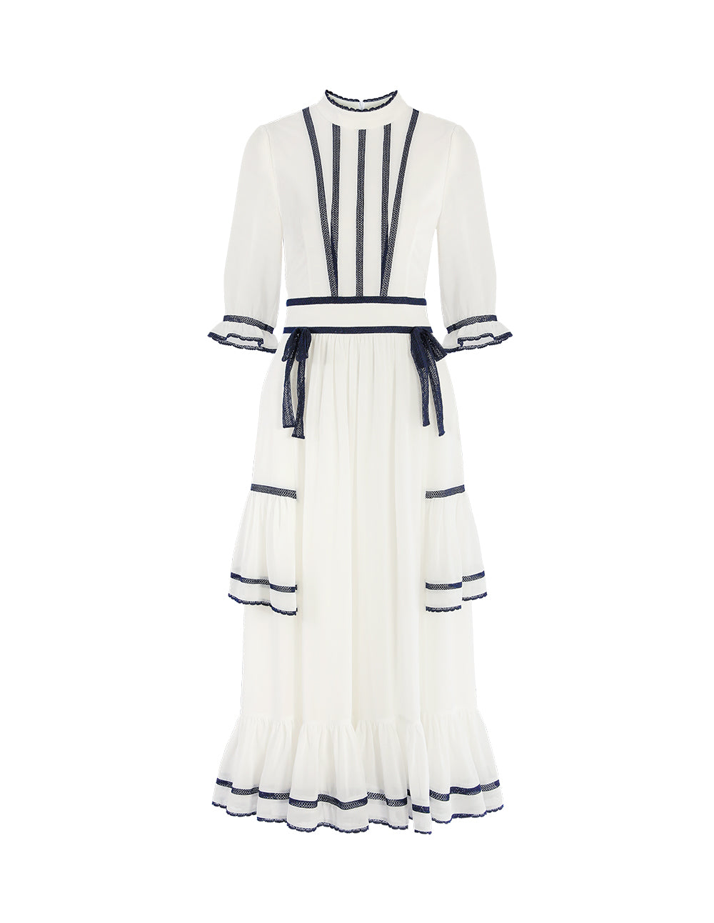 BORA AKSU Vintage-Textured Lace Dress