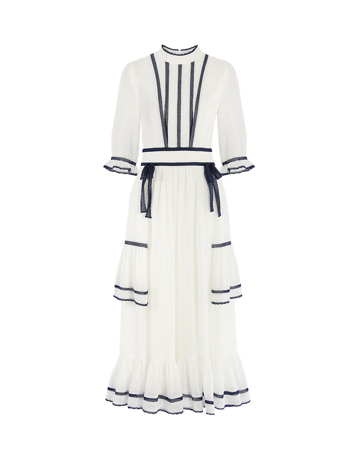 BORA AKSU Vintage-Textured Lace Dress