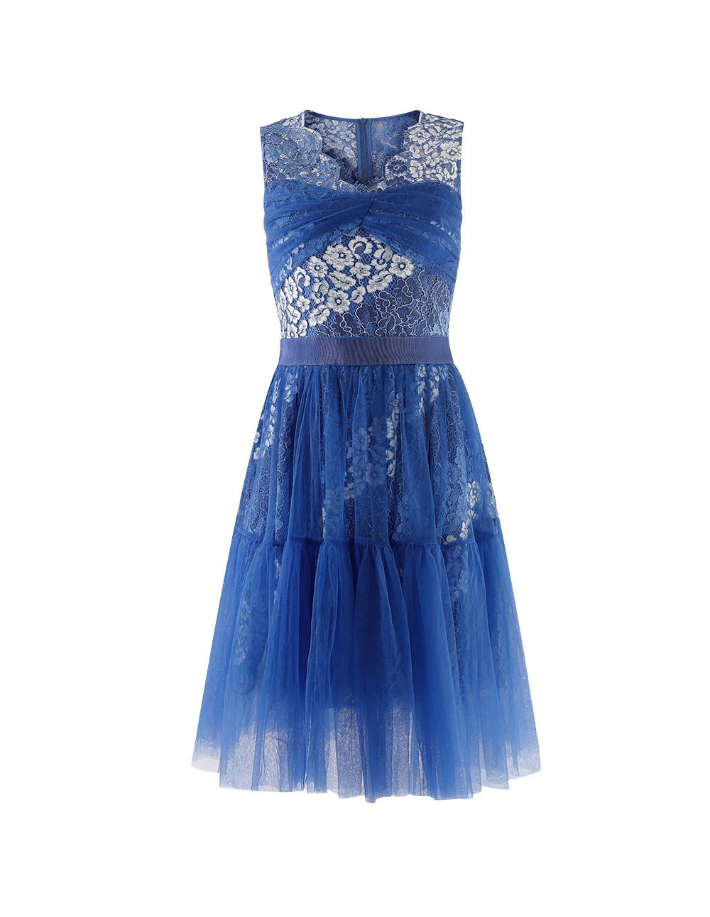 BORA AKSU Lace And Tulle Mini Flare Dress