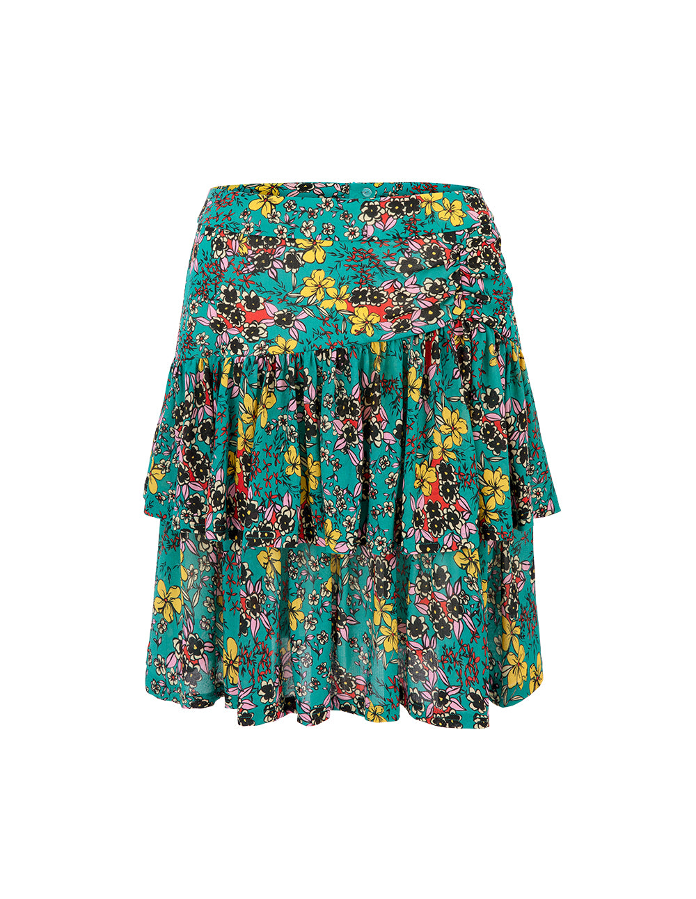 BORA AKSU Feminine Ruffle Print Skirt
