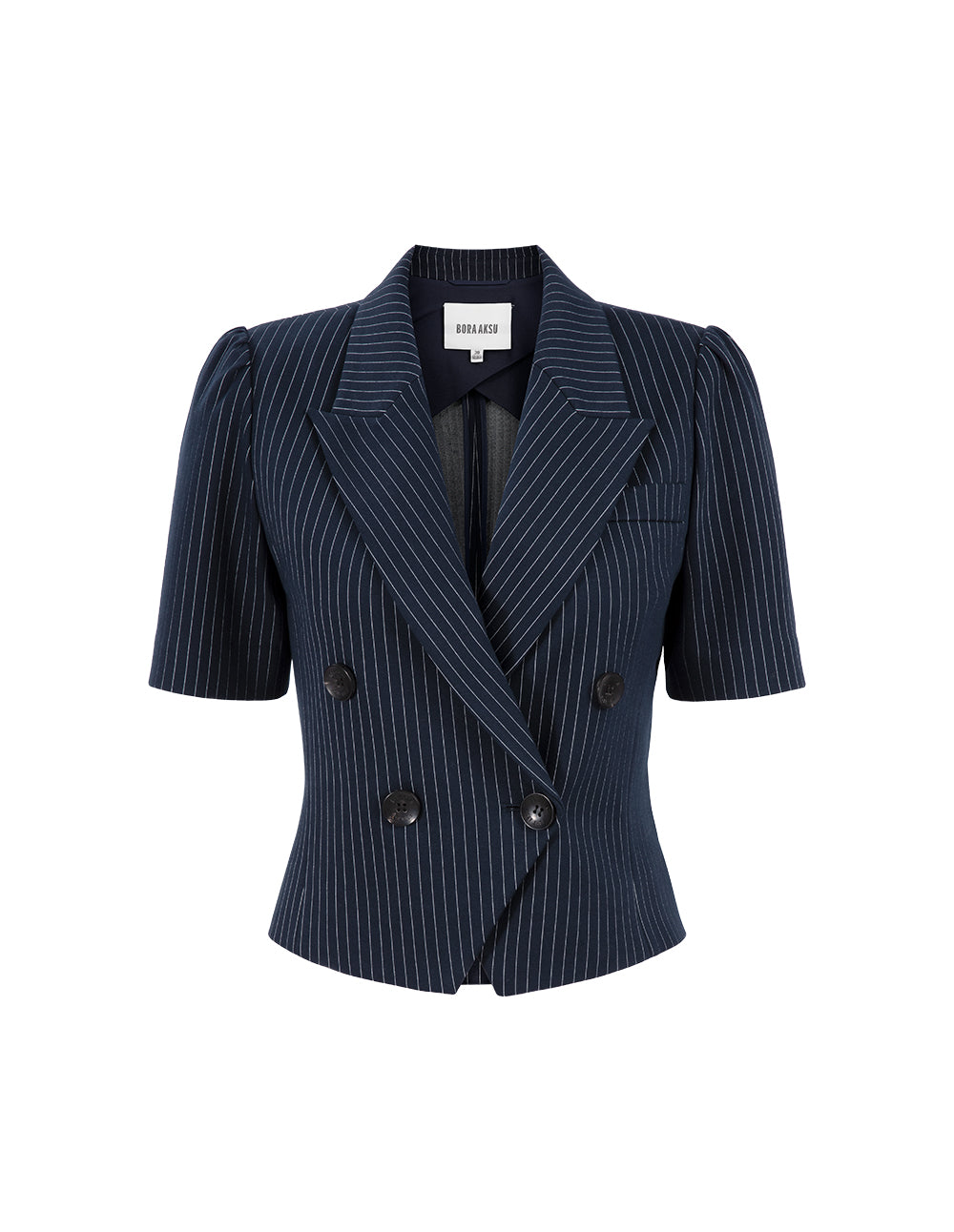 BORA AKSU Puff Sleeve Cropped Blazer