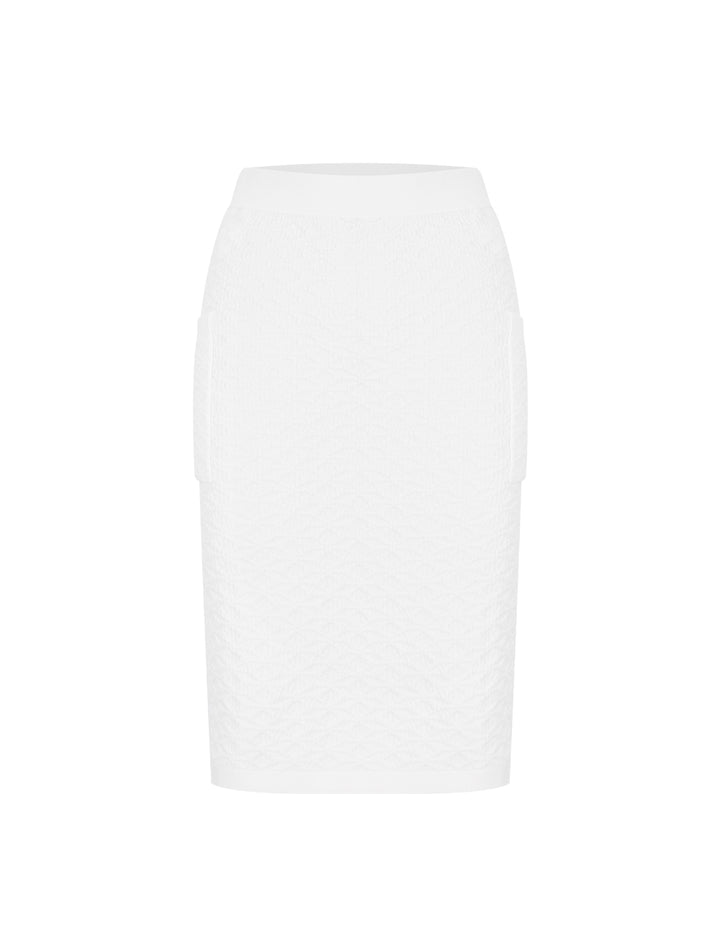 BORA AKSU Elegant And Versatile Mid-Length Knitted Skirt