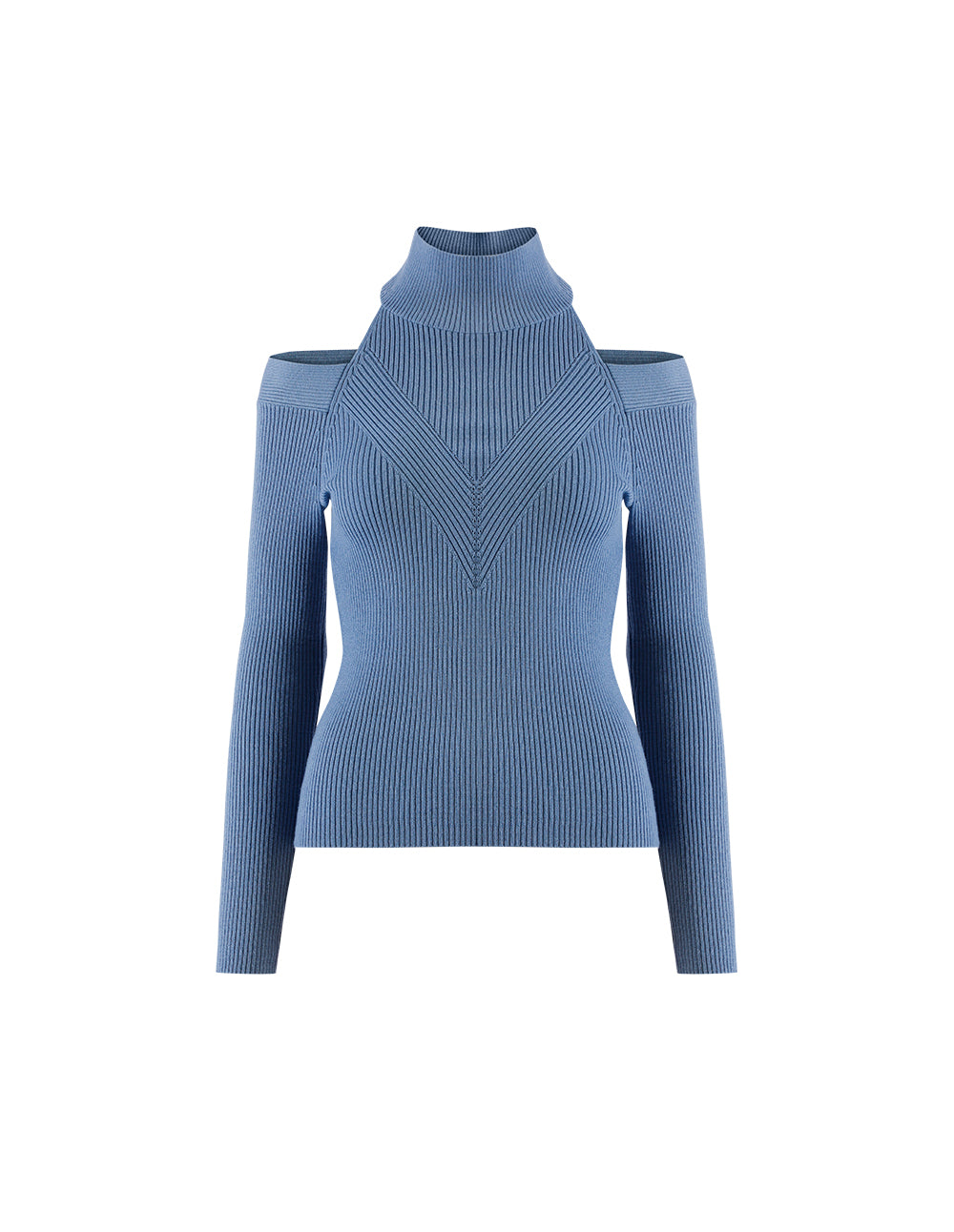 BORA AKSU Backless Half Turtleneck Wool Sweater