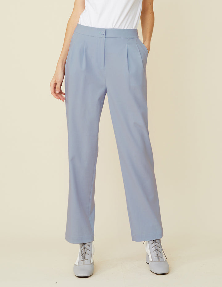 BORA AKSU Wide-Leg Pleated Tailored Trousers