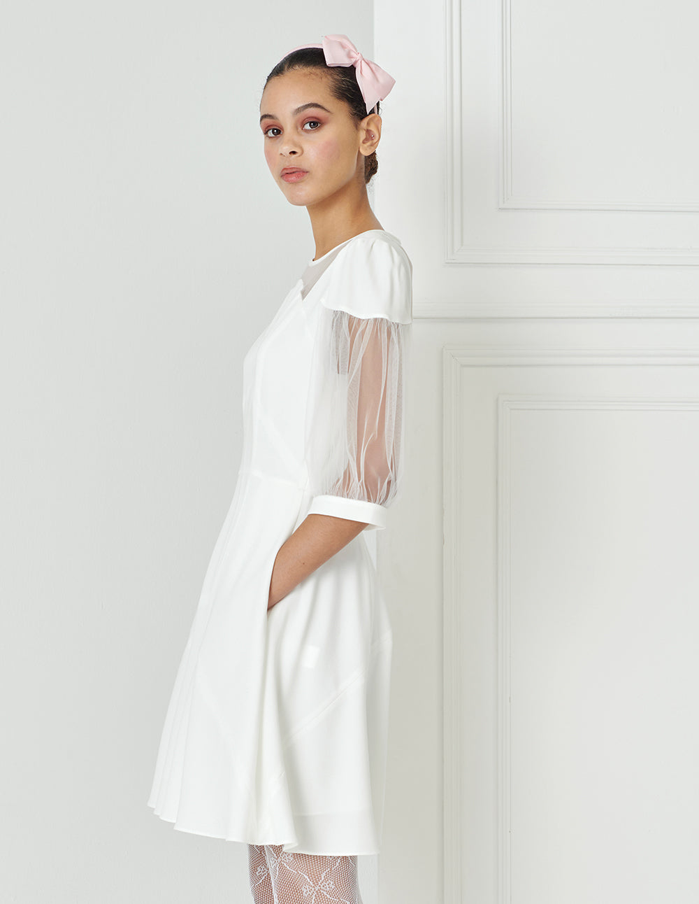 BORA AKSU Acetate Waist Dress