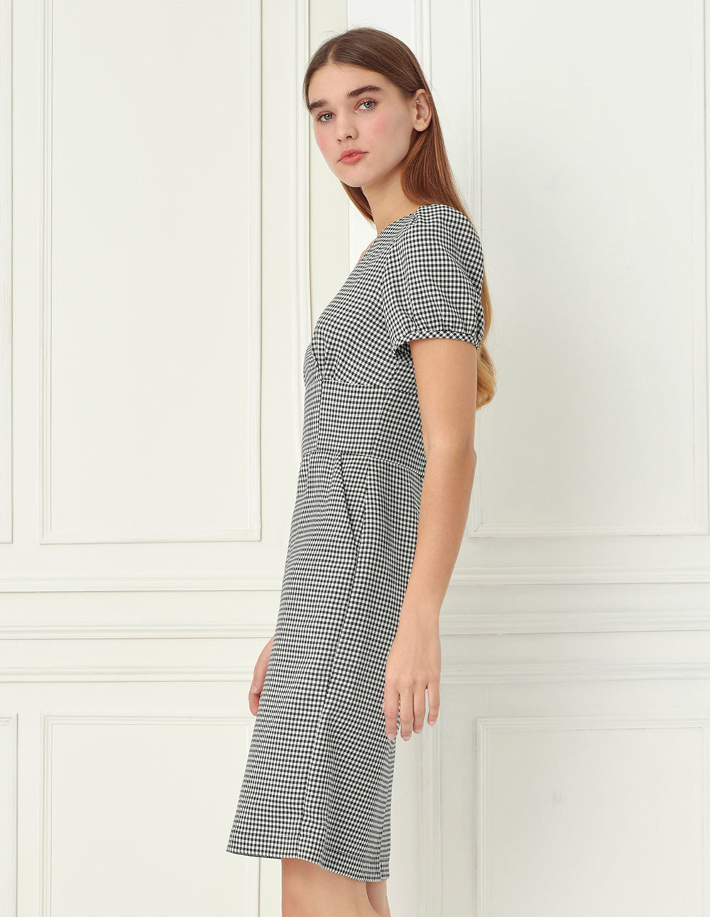 BORA AKSU Black White Colourblock Dress