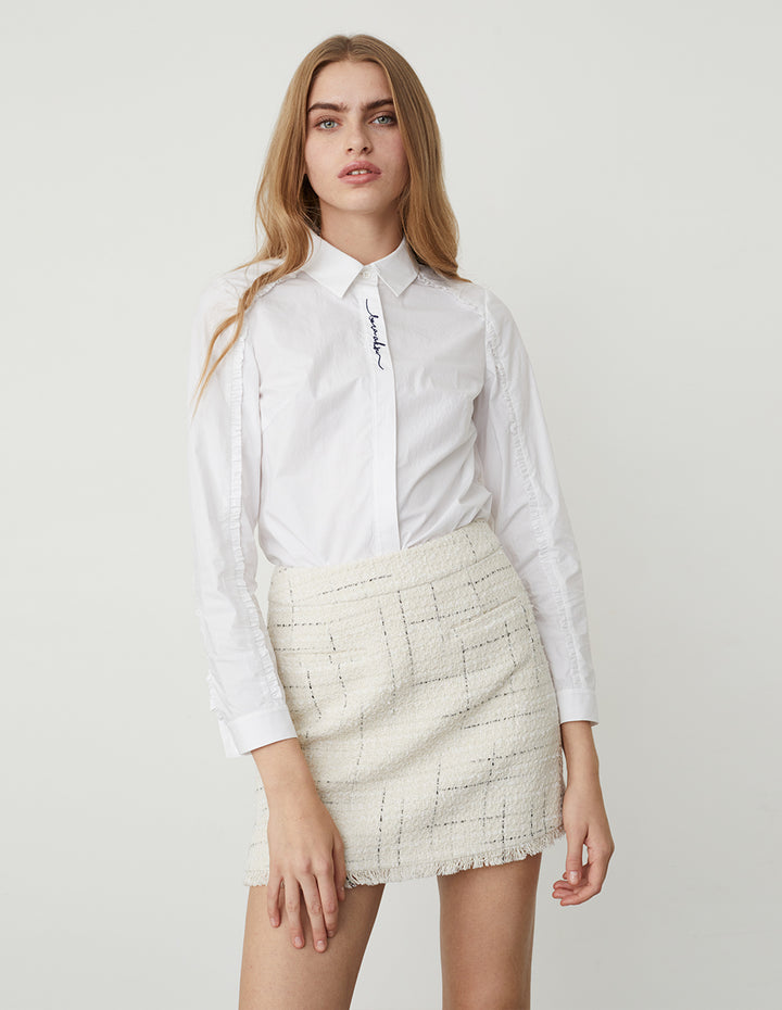 BORA AKSU TWEED MINI SKIRT