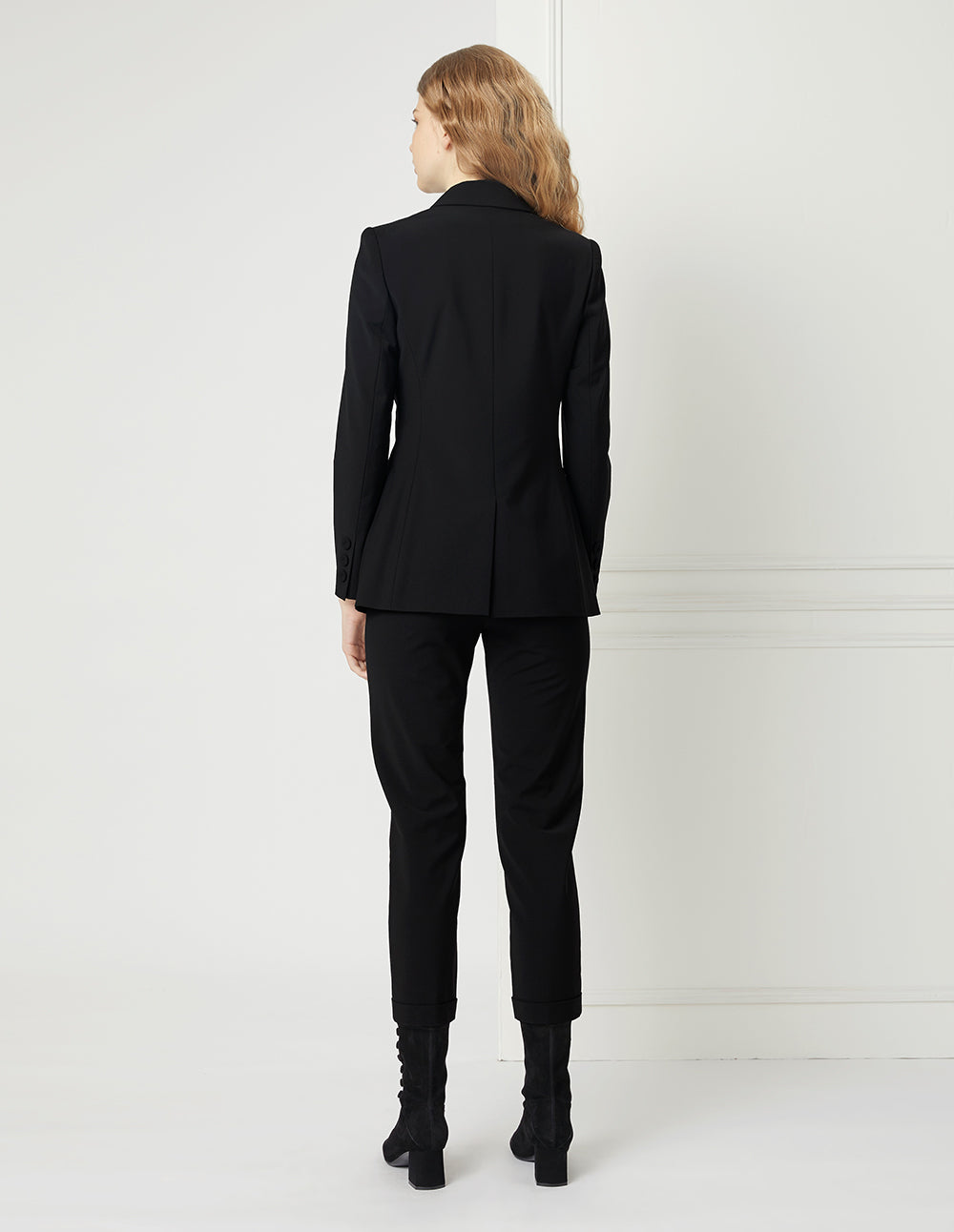 BORA AKSU BLACK HIGH-WAISTED SKINNY PANTS