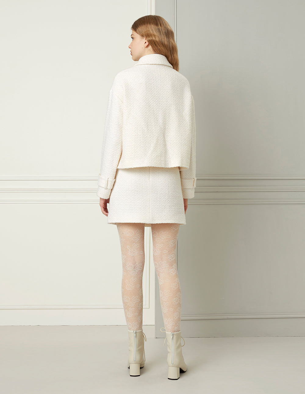 BORA AKSU Flap Pocket A-Line Mini Skirt