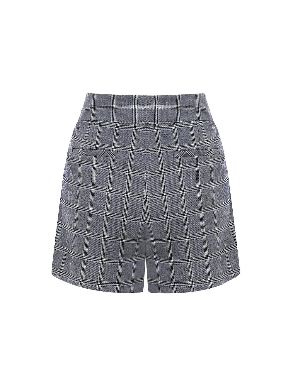 BORA AKSU Plaid Pattern Double Pocket Slim Fit Shorts