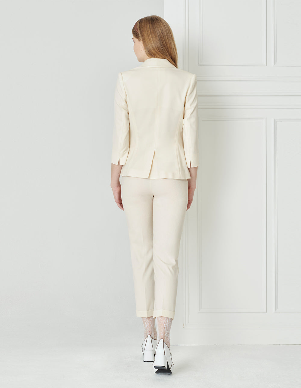 BORA AKSU Simple Cuffed Slim-Fit Trousers