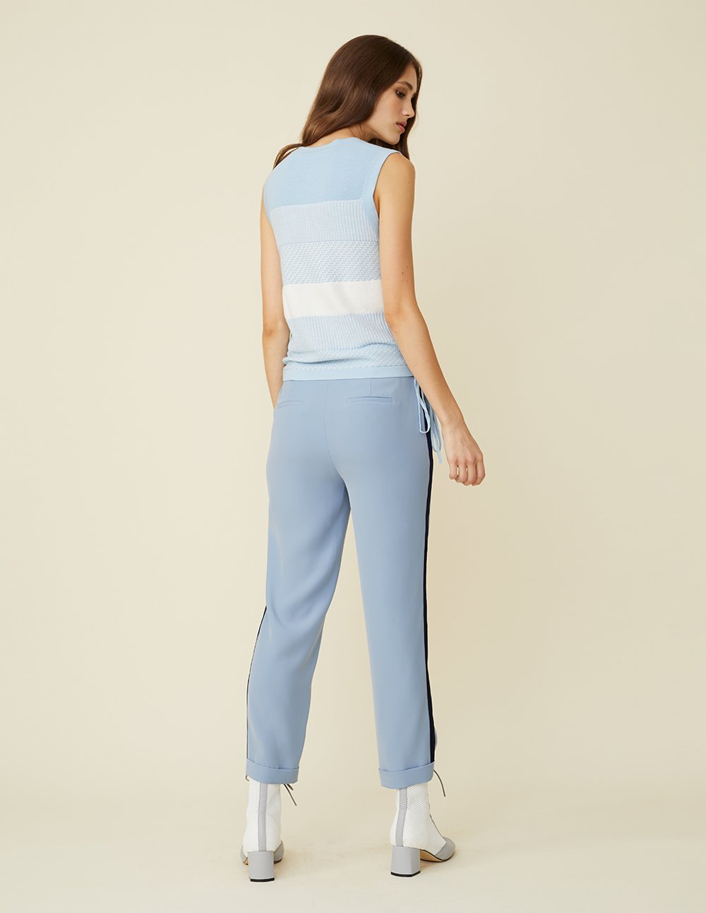 BORA AKSU Mid-Rise Cropped Trousers