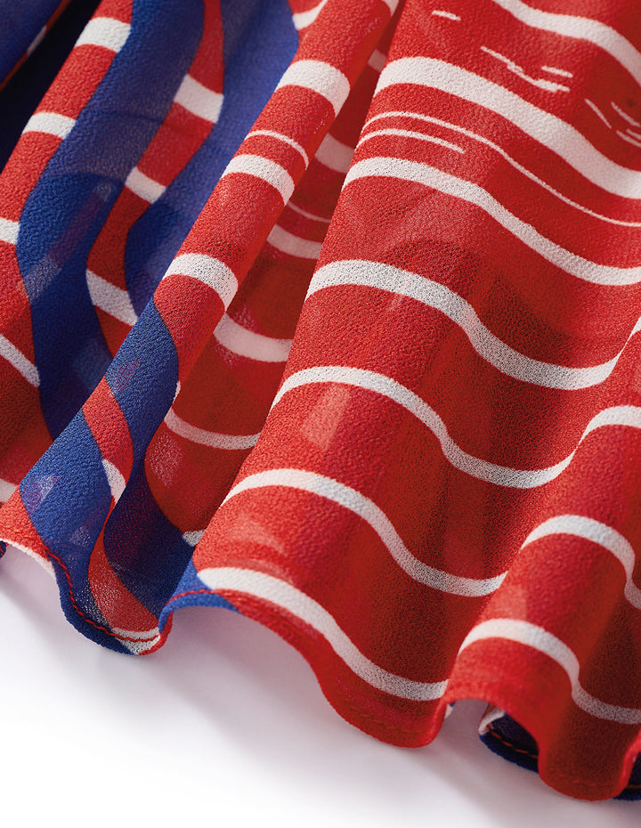 BORA AKSU Belted High-Neck Mini Dress