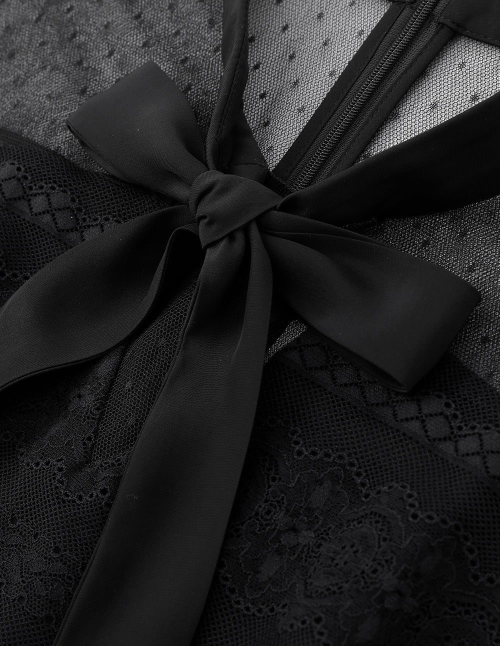 BORA AKSU French Streamer Lace Waist Dress