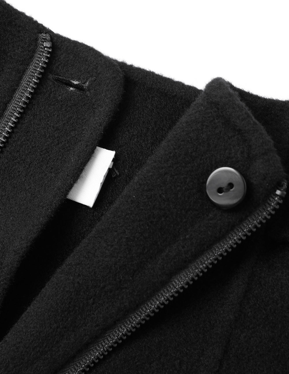 BORA AKSU Zip-Embellished Wool Reversible Skirt