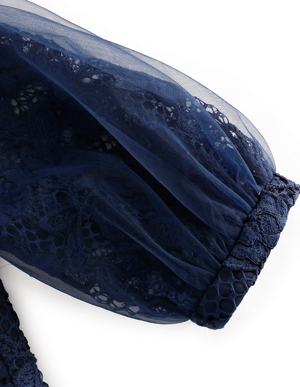 BORA AKSU V-Neck Shirred Tulle Mini Dress