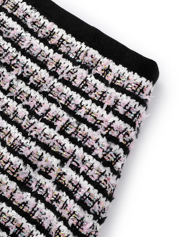 BORA AKSU Vintage Melange Tweed Tweed Skirt