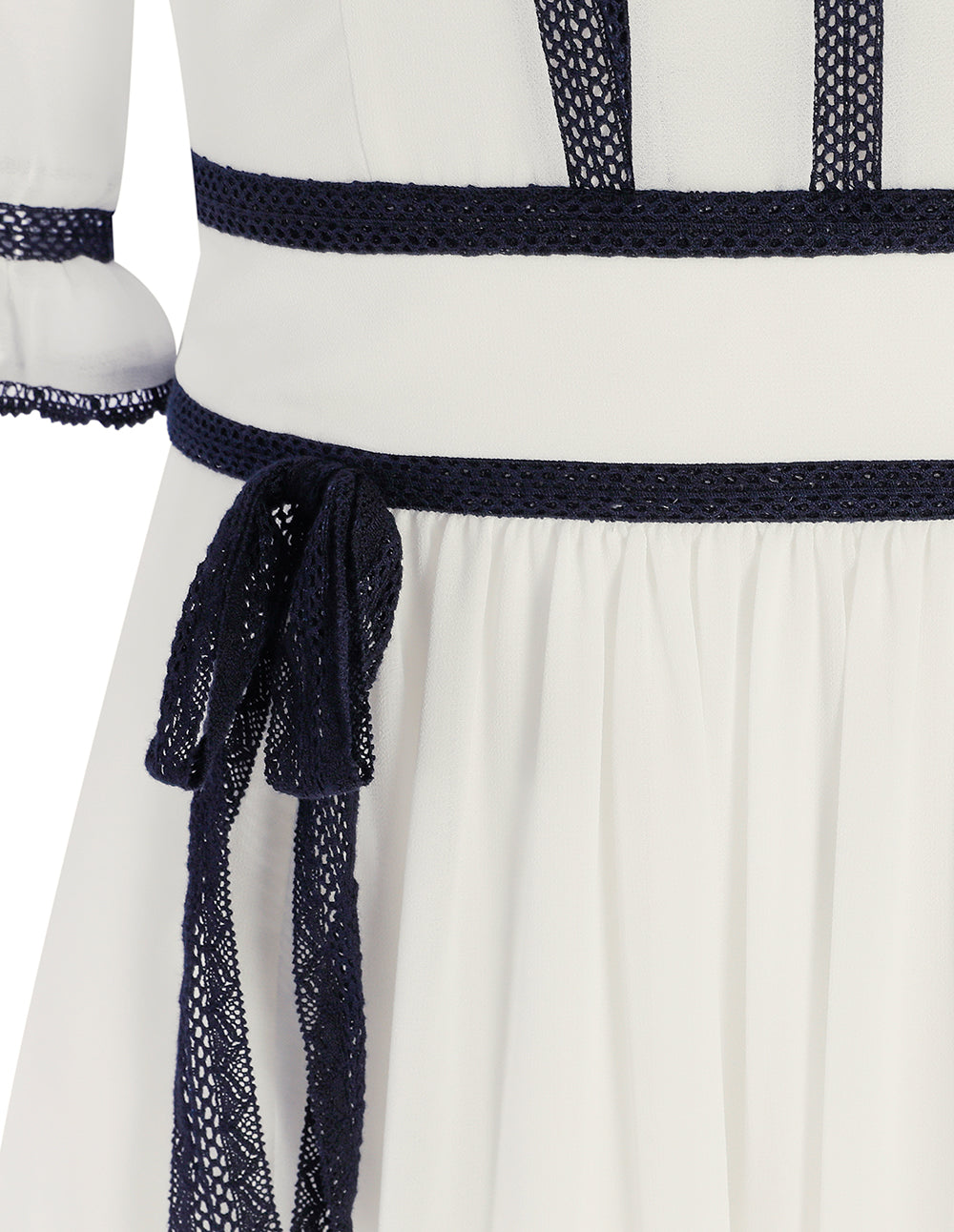 BORA AKSU Vintage-Textured Lace Dress