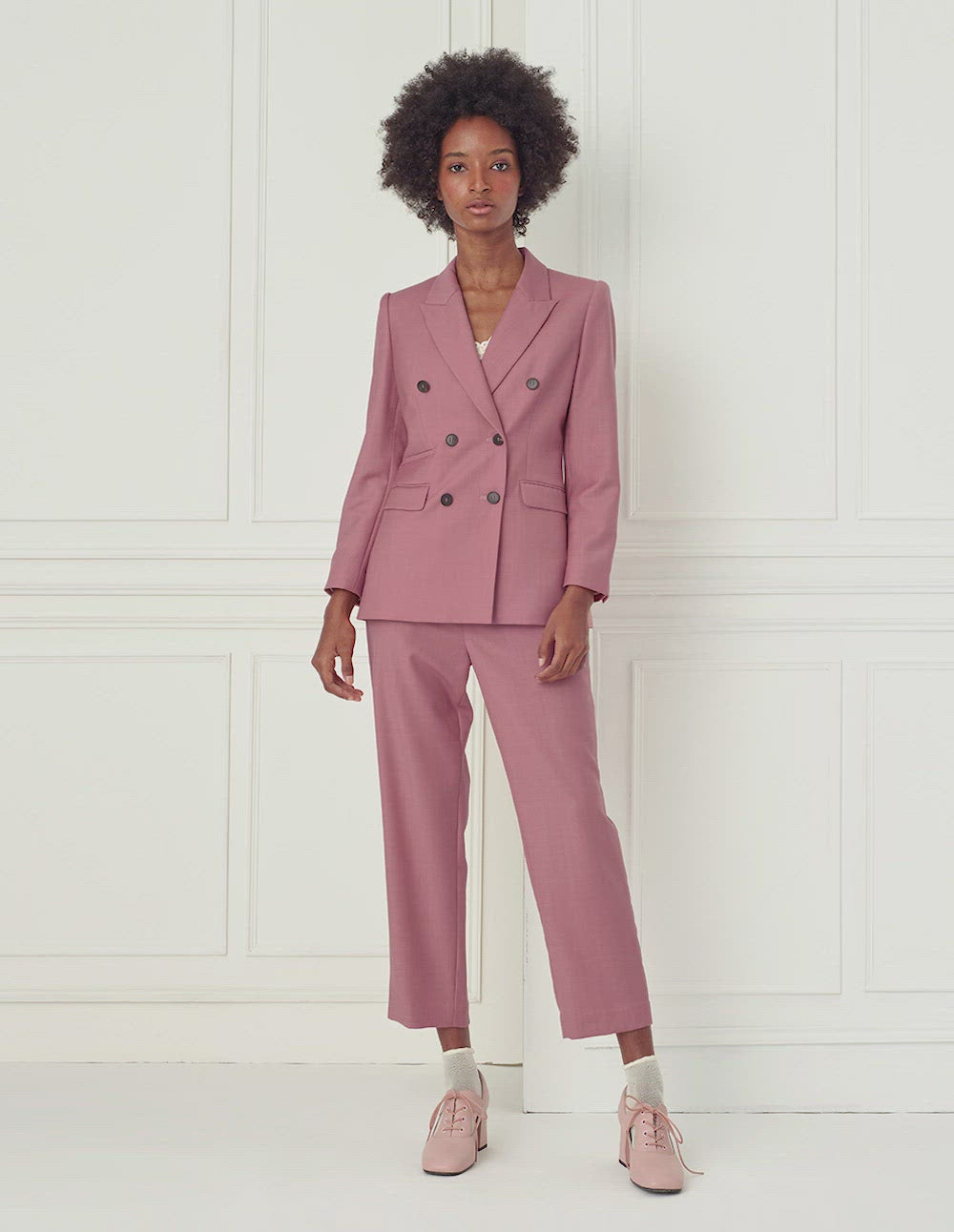 BORA AKSU Crepe Crop Leg Trousers