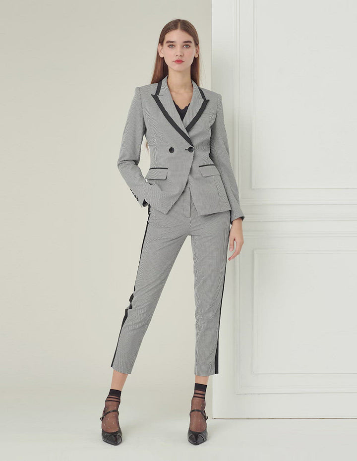 BORA AKSU Houndstooth Straight Leg Pants