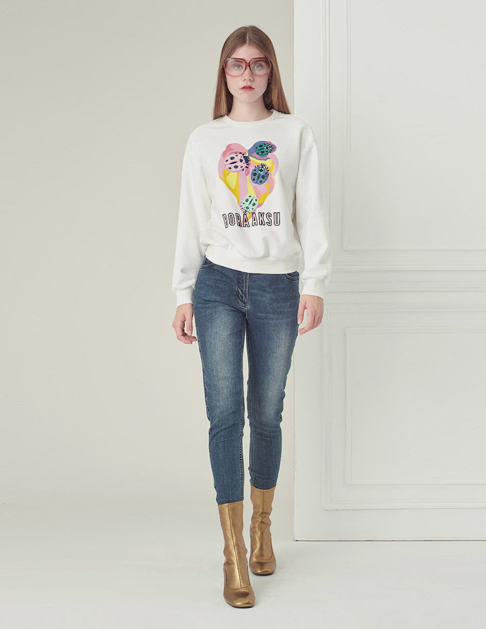 Ladybug print sweatshirt – BORA AKSU